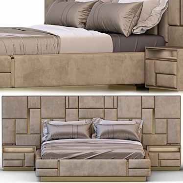 Luxury Dream Bed Visionnaire 3D model image 1 