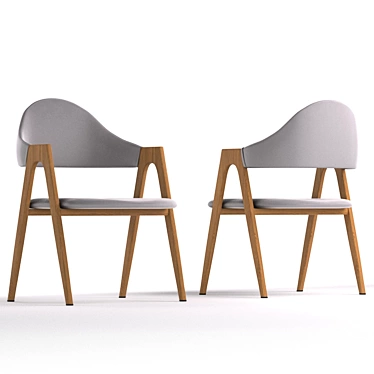 Halmar K-247 Chair: Elegant and Comfortable 3D model image 1 