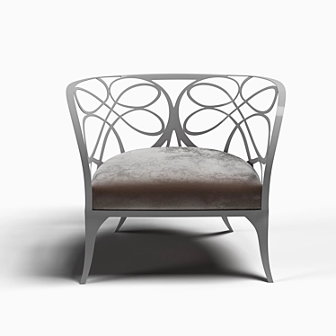 Elegant NOÈ Armchair 3D model image 1 