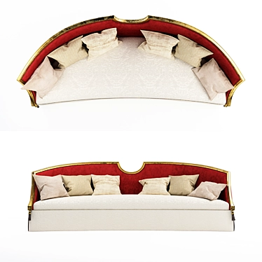 Classic Elegance: NI_Curve Sofa 3D model image 1 