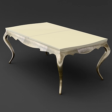 Elegant Venezia Dining Table 3D model image 1 