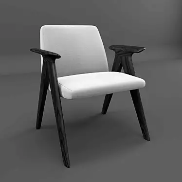 Stua Libera Lounge Chair: Modern Elegance for Your Space 3D model image 1 