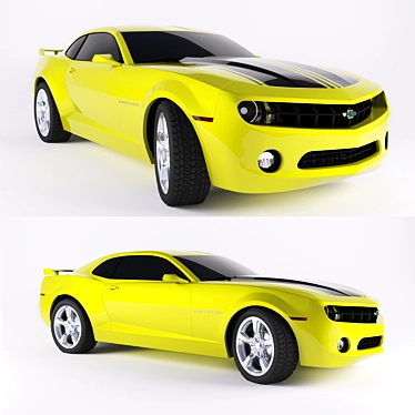 Sleek & Sporty: Chevrolet Camaro 3D model image 1 