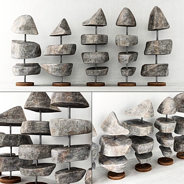 Versatile Stone Decor 3D model image 1 