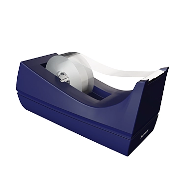 Sleek Black Tape Dispenser 3D model image 1 