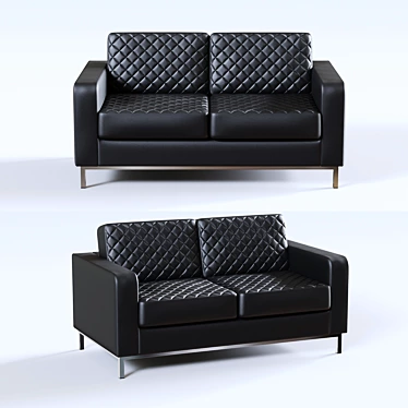 Bentley 2-Seater Sofa: Contemporary Elegance 3D model image 1 