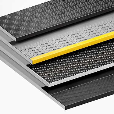 SafeStep Anti-Slip Stair Mats 3D model image 1 