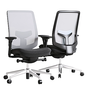 Ergonomic HermanMiller Verus Chairs 3D model image 1 