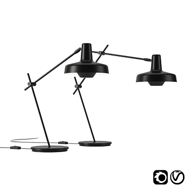 Unique Title: Modern Minimalist Arigato AR-T Lamps 3D model image 1 