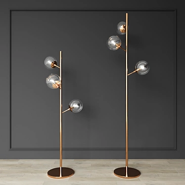 Modern Global Floor Lamp 3D model image 1 