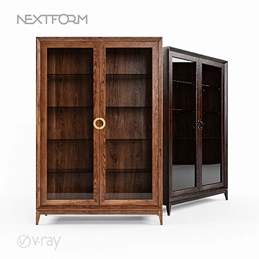 Nextform Toscana Two-door Showcase 3D model image 1 