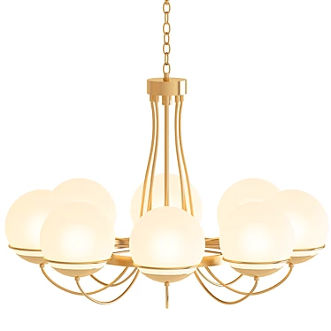 Elegant Melissa Chandelier 3D model image 1 