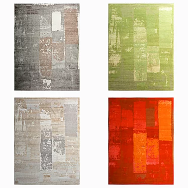 Boro 1: Vibrant and Luxurious Rugs 3D model image 1 