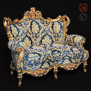 Elegant Varie Sofa: Classic Design 3D model image 1 