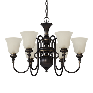 MW-Light Dallas Chandelier 3D model image 1 