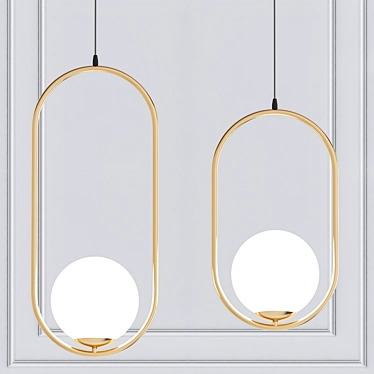 Elegant B.LUX Pendant Light 3D model image 1 