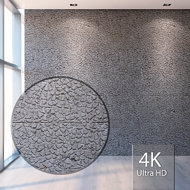 Seamless Stone Gray Texture 3D model image 1 