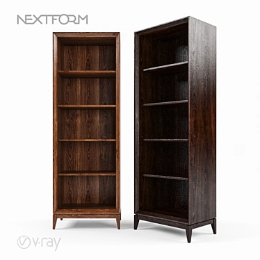 Nextform Toscana Bookcase 3D model image 1 