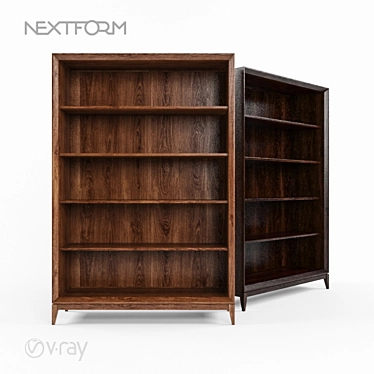 Toscana Bookcase by Nextform 3D model image 1 