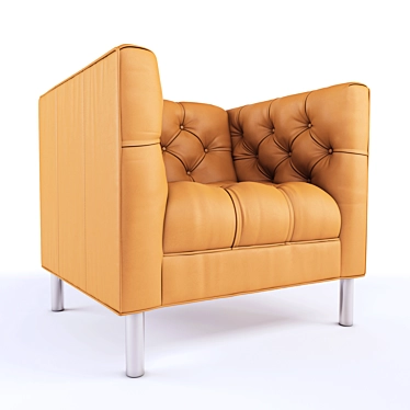 Mid-century Baxter Chair by Jonathan Adler 3D model image 1 