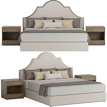 3DMax Bed: High-Quality Design 3D model image 1 