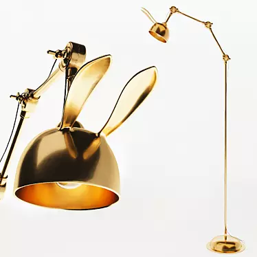 The Emily & Meritt Bunny Lamp 3D model image 1 