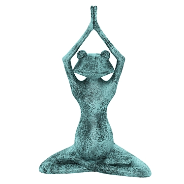 Stretching Yoga Frog Figurine