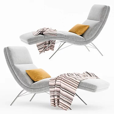 Modern Calibri Lounge Chair - Roche Bobois 3D model image 1 