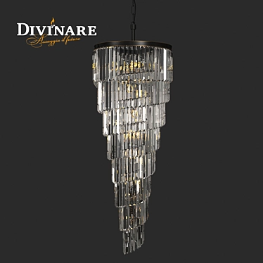 Divinare Charlotte Crystal Chandelier 3D model image 1 