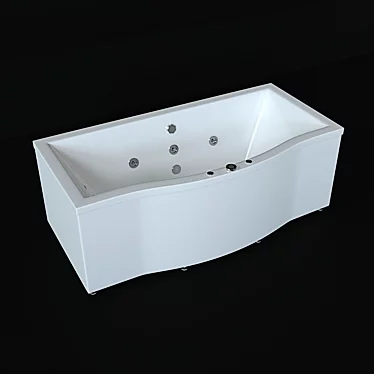 Aquatek Helios | Sleek 1800mm Designer Bathtub 3D model image 1 