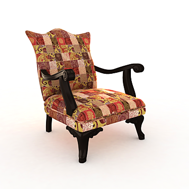 Modern Armchair: Stylish and Comfortable 3D model image 1 