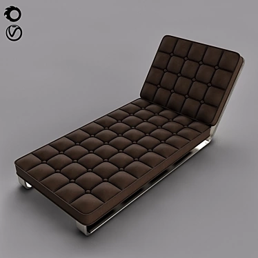 Luxury Leather Armchair - Vray and Corona - FBX Included 3D model image 1 