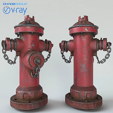 Realistic 3D Fire Hydrant Model 3D model image 1 