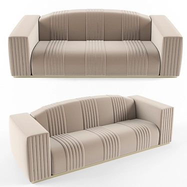 CosyComfy Sofa: For Ultimate Comfort 3D model image 1 