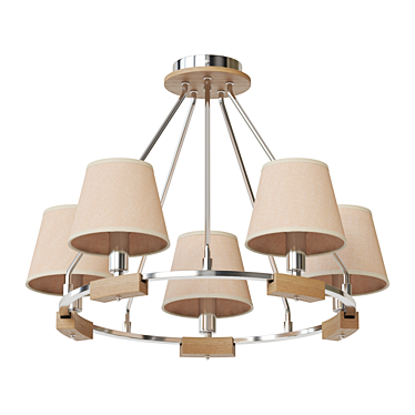 Forest Glow Chandelier 3D model image 1 