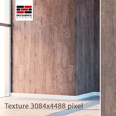 Seamless High Detail Wood Texture 3D model image 1 