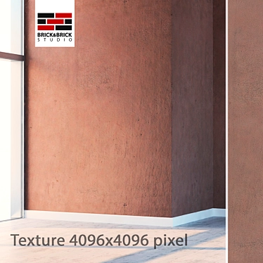 Seamless High-Detail Stucco Texture 3D model image 1 