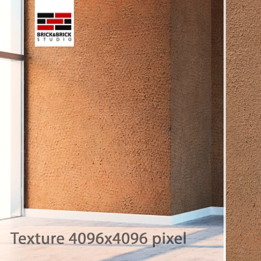 Seamless Plaster Texture 3D model image 1 