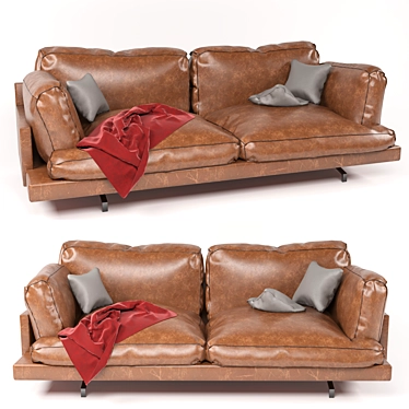 Modern Comfort Sofa 3D model image 1 