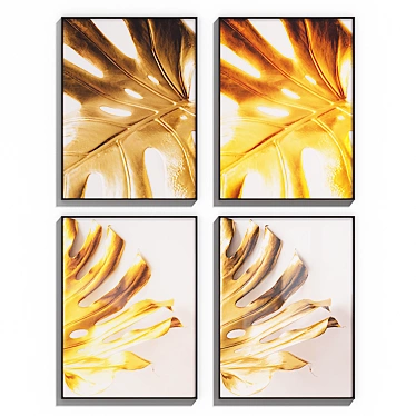 InteriorsHome Poster Set 23: Stunning Frames & Art 3D model image 1 