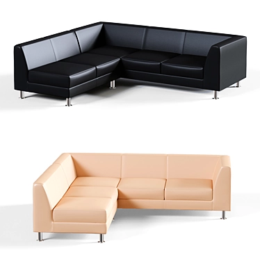 Luxury Russian-made 4-Seater Evolution Sofa 3D model image 1 