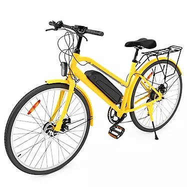 Elevate Your Ride with Electric Bike 3D model image 1 