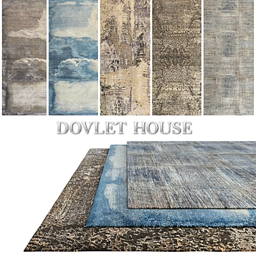 DOVLET HOUSE 5 piece carpets (part 344)