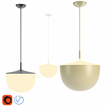 Modern Elegance: Cheshire Suspension 3D model image 1 