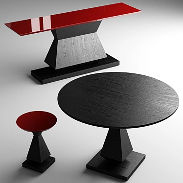EDO Collection: Elegant English Furniture 3D model image 1 