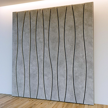 Title: Soft Panel: Stylish Decorative Wall 3D model image 1 