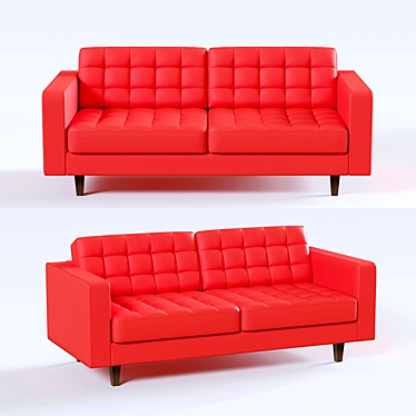 Cosmo 3-Seater Sofa: Sleek Russian Design 3D model image 1 