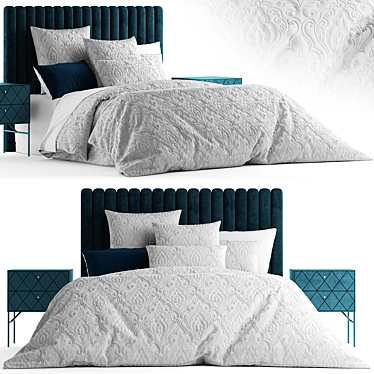 Luxury Dream Bed: Adairs Australia 3D model image 1 