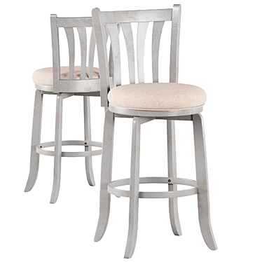 Silver Orchid MacGill Barstool: Sleek and Stylish Seating 3D model image 1 