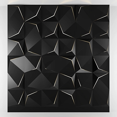 3D Panel: Modern Wall Decor 3D model image 1 